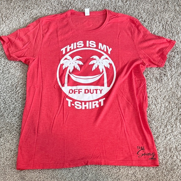 Other - Red Off Duty T-Shirt